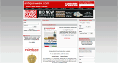 Desktop Screenshot of antiqueweek.com